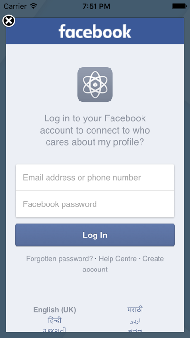 Screenshot #3 pour Who cares about my profile for FB