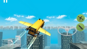 Flying Car Simulator 3D: Stunt Bus screenshot