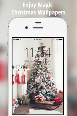 Game screenshot Xmas Themes for iOS 9 - Magic Christmas Wallpapers with Santa Claus & New Year mod apk