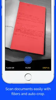 easy scanner - scan documents to pdf in ibooks, email, print & more iphone screenshot 1