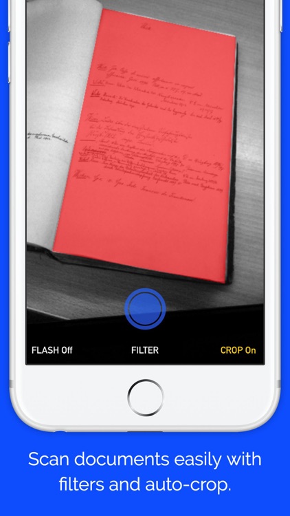 Easy Scanner - Scan documents to PDF in iBooks, email, print & more