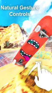 epic skate 3d -free hd skateboard game iphone screenshot 1