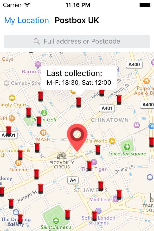 Postbox UK - find the nearest post box screenshot 3
