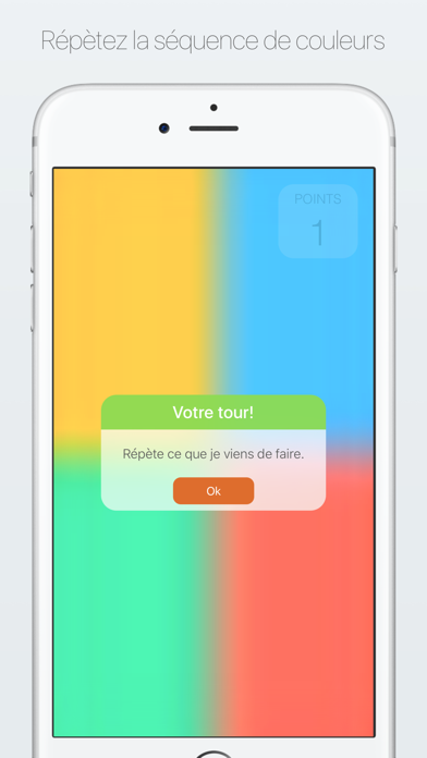 Screenshot #3 pour 30 Swipes - Entraîneur du Cerveau & Jeu du Match de la Couleur