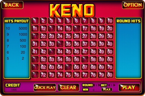 777 Vegas Baccarat Keno screenshot 3