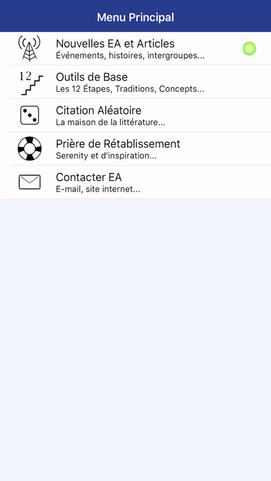 Screenshot #1 pour EA Programme - Le Mouvement des Émotifs Anonymes