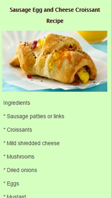 Croissants Recipes