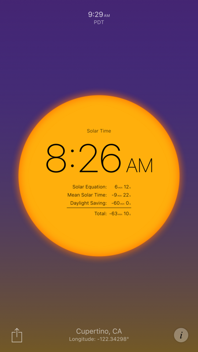 Solar Time Screenshot