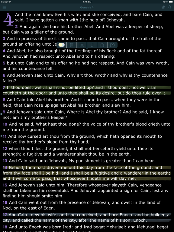 Screenshot #5 pour ASV Bible American Standard Version Audio Free
