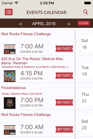 Red Rocks Park & Amphitheatre App screenshot 3