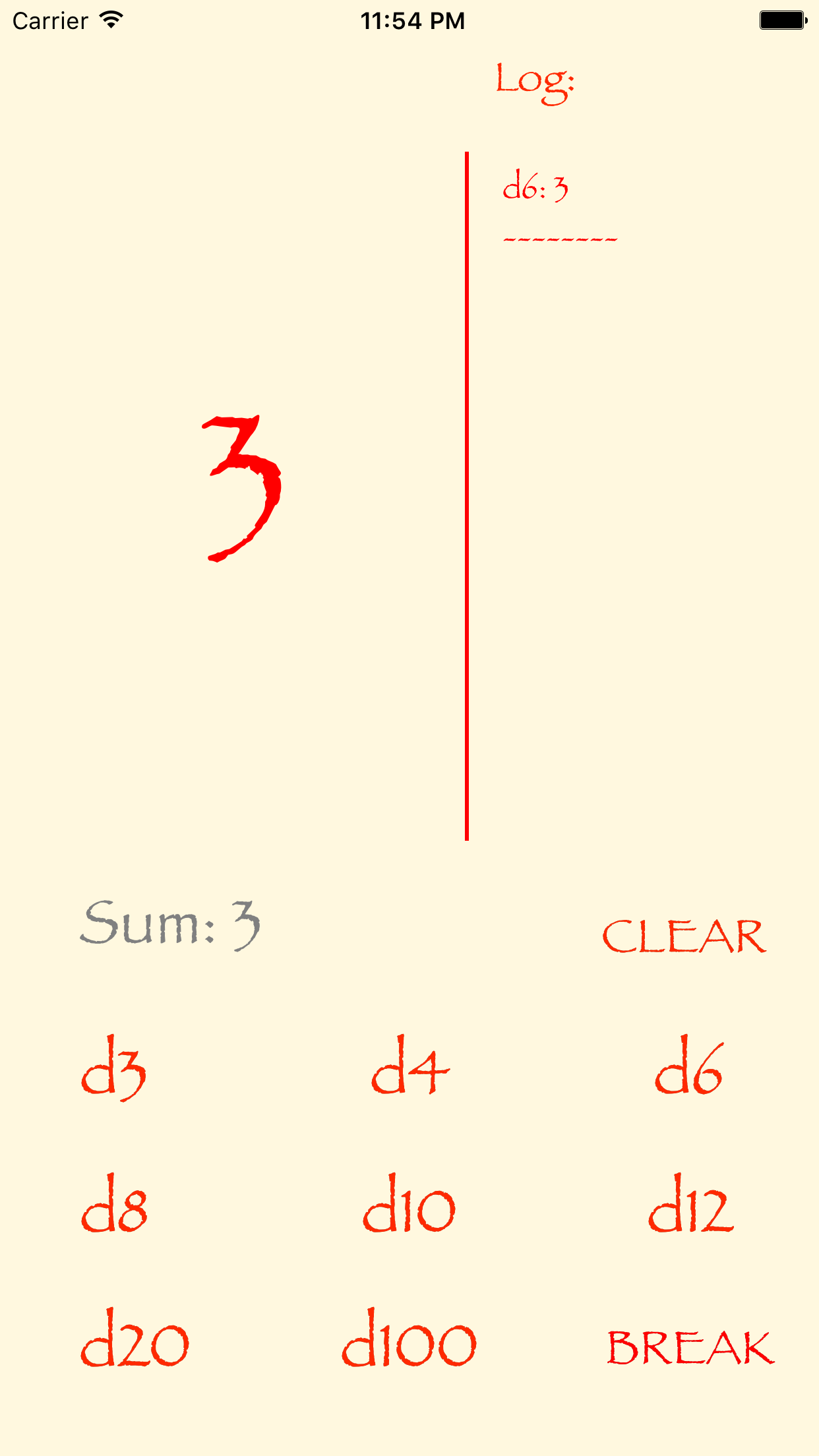 DDDice screenshot 3
