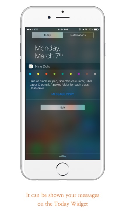 Nine Dots - Frequently used Message Manager screenshot-0