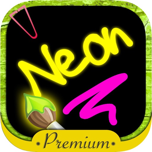 Draw with neon on screen with your finger - Premium