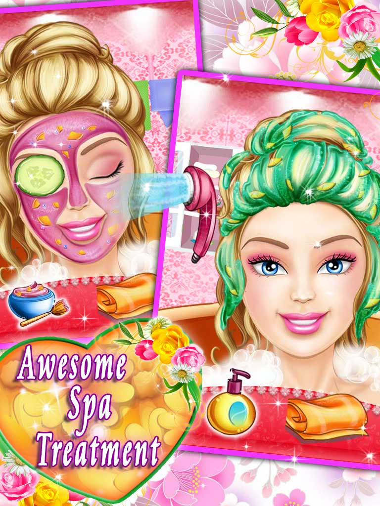 Pink Girl Beauty Bath - Girls game screenshot 7