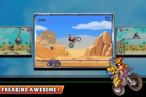 Moto-x Downhill Bike Stunt : Motocross Trials Skills screenshot 4