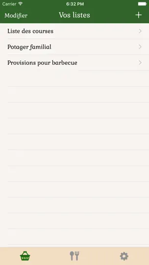 Capture d'écran de MyFlavors™ Liste Des Courses sur iPhone 5