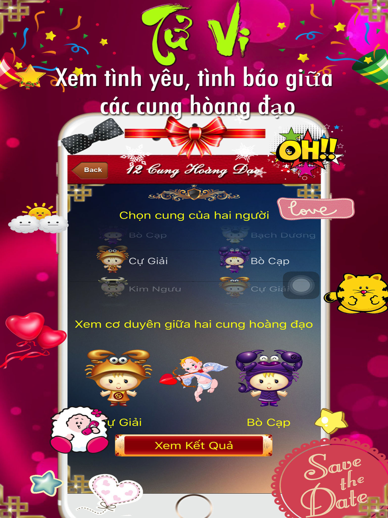 Xem Tử Vi 12 cung hoàng đạo - Tử vi Horoscope