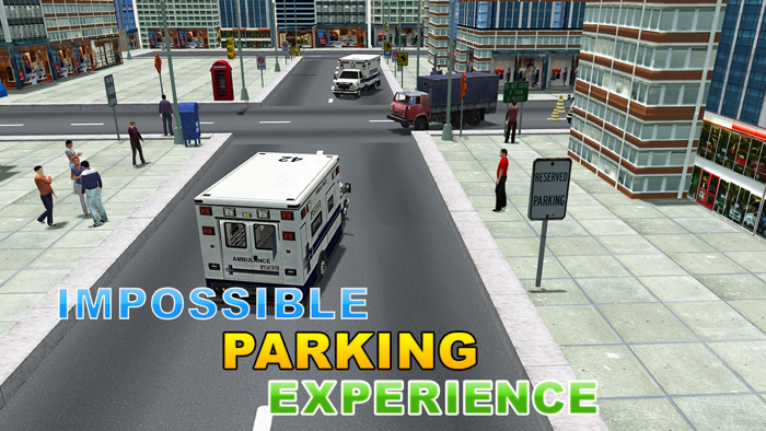 Ambulance Hospital Parking – Drive and park vehicle in this extreme driver simulator game