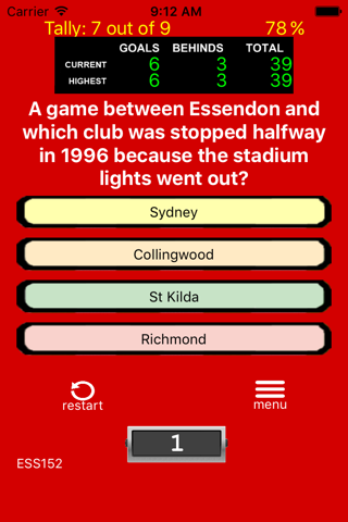 AFL Trivia - Essendon Bombers screenshot 4