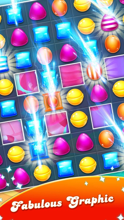 Candy Gems match 3 puzzle