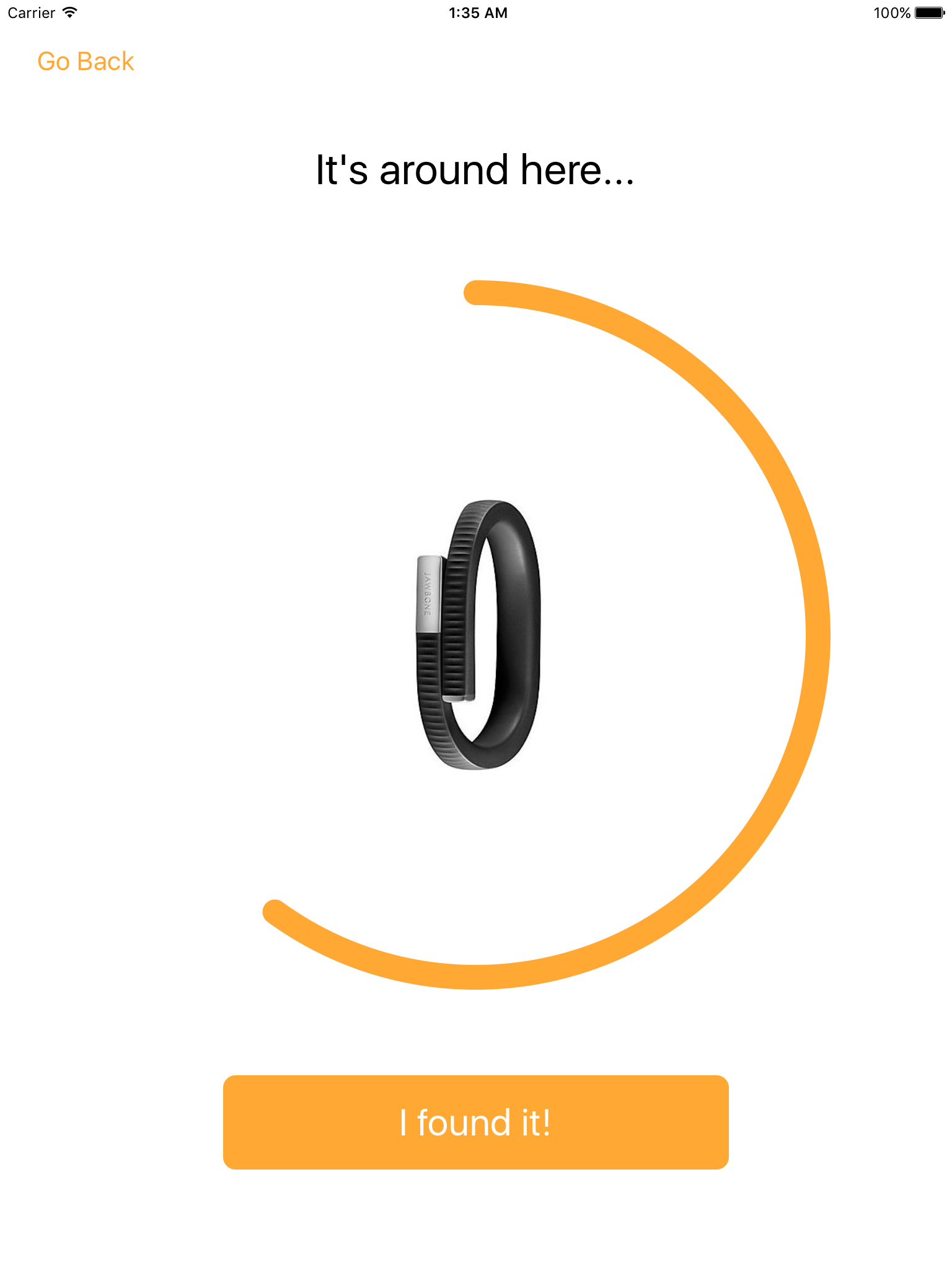 Finder for Jawbone - find your lost UP24, UP2, UP3 and UP4 screenshot 6