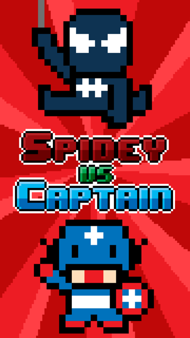 スパイダー VS キャプテン・正義のレトロスーパーヒーローのバトルファイトコンテストのおすすめ画像2