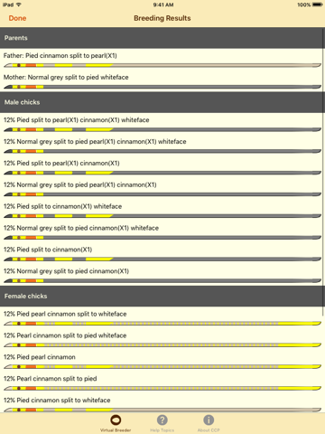 Screenshot #4 pour Cockatiel Color Palette