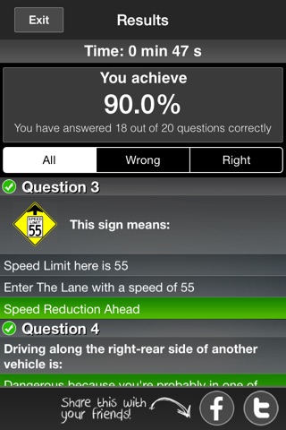 Drivers Ed: DMV Permit Practice Test. Driver's License (All 50 States) screenshot 3