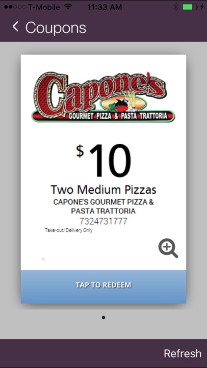 Capone’s Gourmet Pizza & Pasta