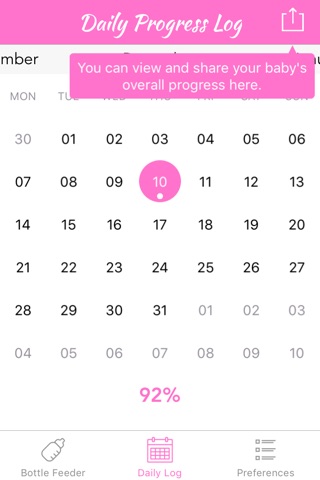 Smart Baby Bottle - Feeding, Reminder, & Daily Tracker Log screenshot 3