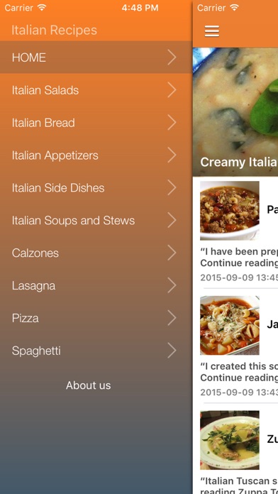 Screenshot #2 pour The Food of Italy - Simple and Delicious of Classic Italian Cooking