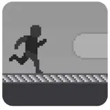 Pixel Alien Escape Shadow Runner:Black nd White - Icône de l’app
