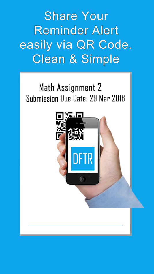 #3. Don't Forget To Remember - DFTR Reminder (iOS) Podle: Kok Leong Tan