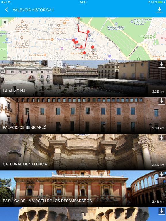 Screenshot #4 pour TOURISTPHONE.app VALENCIA