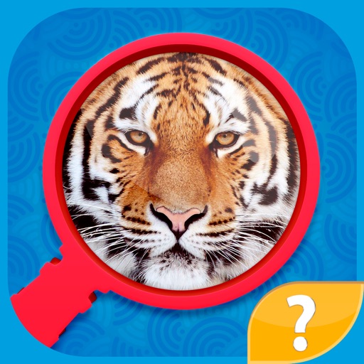 Zoom Pics - close up zoomed images and guess words trivia quiz game icon