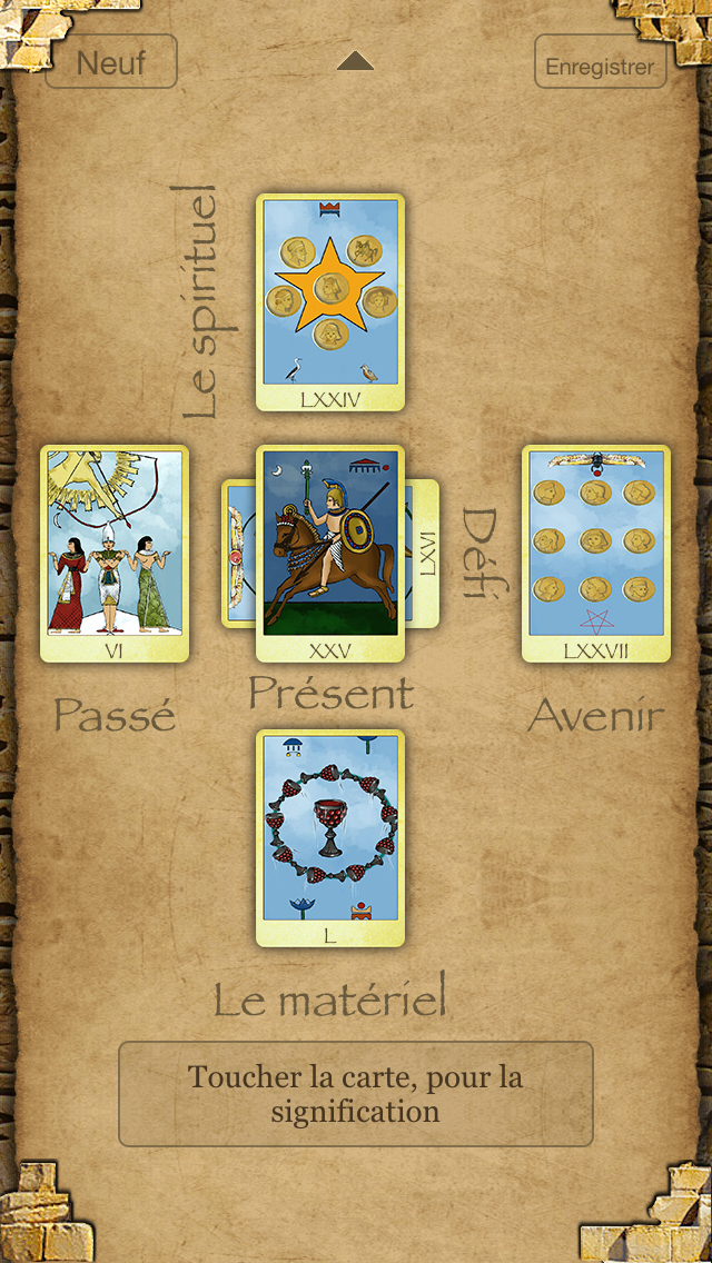 Screenshot #3 pour Le tarot Egyptien