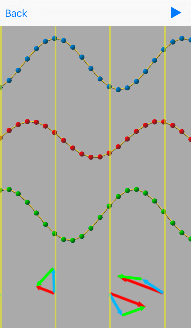 Wave machine simulator