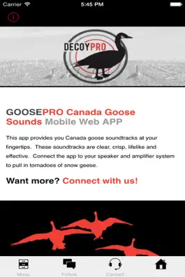 Game screenshot Goose Hunting Calls-Goose Sounds-Goose Call App hack