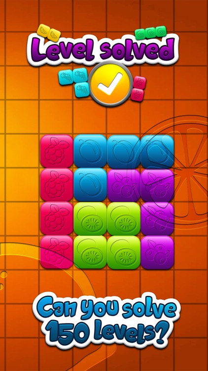 Fruit Block Puzzle Game – Fit Colorful Blocks and Solve HD Levels for Brain Training in10/10 Box