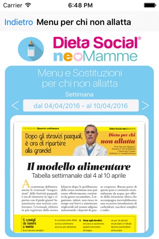 Dieta Social® neoMamme screenshot 3