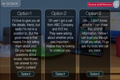 Baker Ethics Training Game screenshot 2