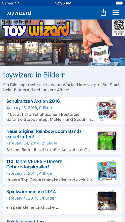 Toywizard Laufen