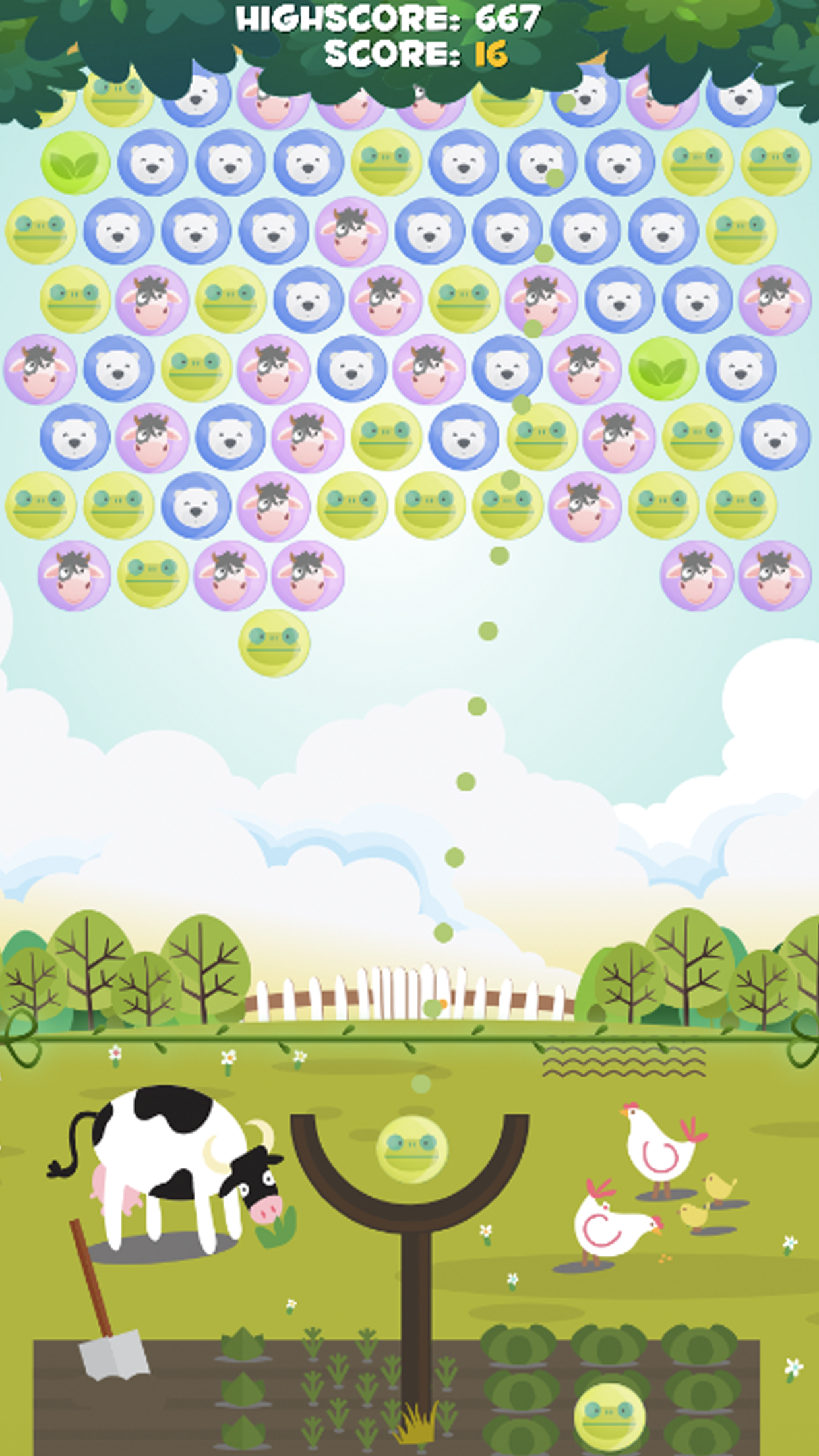 Bubble Farm Village - Top Best New Adventures Witch Shooter Free screenshot 3