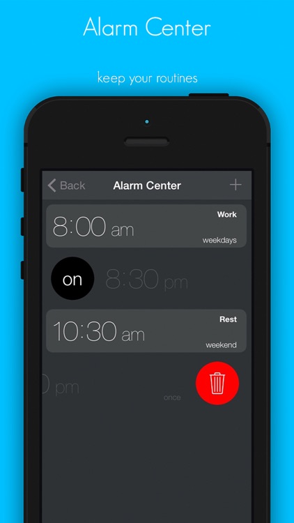 WakUp Alarm Clock - never been so easy to wake up