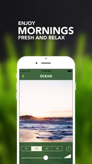 Captura de pantalla de ISleep - Natural Relaxing Ambient Sounds For Sleeping, Meditation & Yoga en iPhone 2