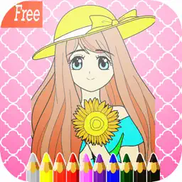 Games Princess coloring pages :  Art Pad Easy painting for little kids app icon