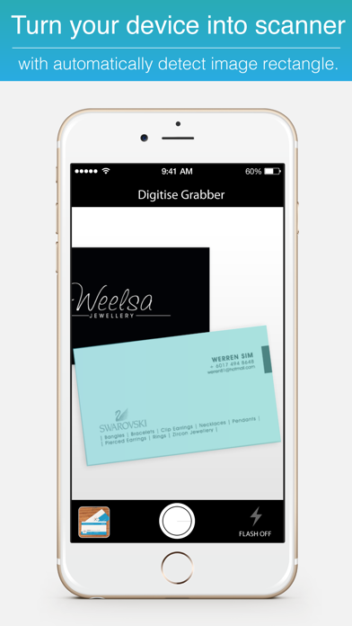 Screenshot #1 pour Digitise Grabber Carte de Visite & Carnet de Note