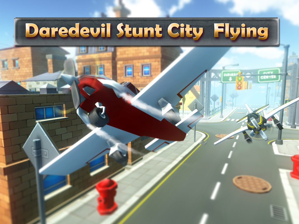 Daredevil City Stunt Flying-flight simulator