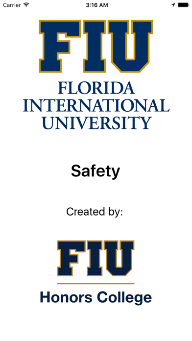 Screenshot #1 pour FIU Safety