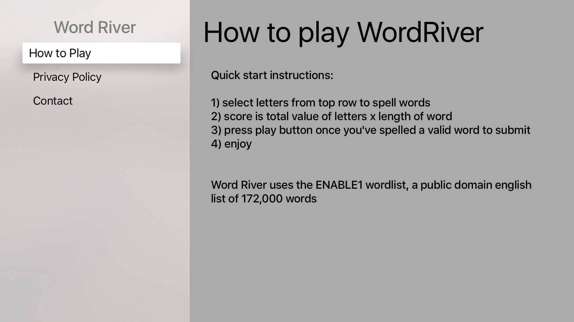 Word River screenshot 3